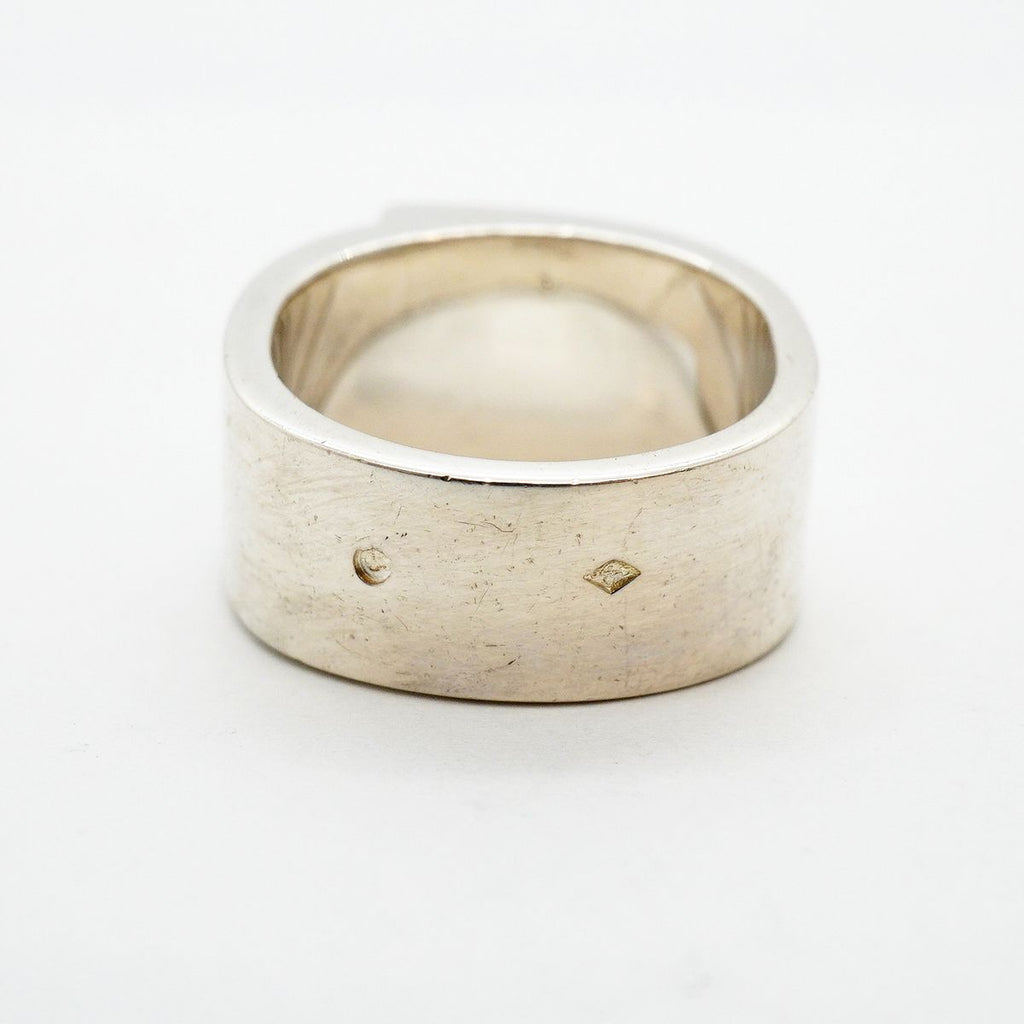 Hermes Ring Candy 925 Sterling Silver Blue — view 5