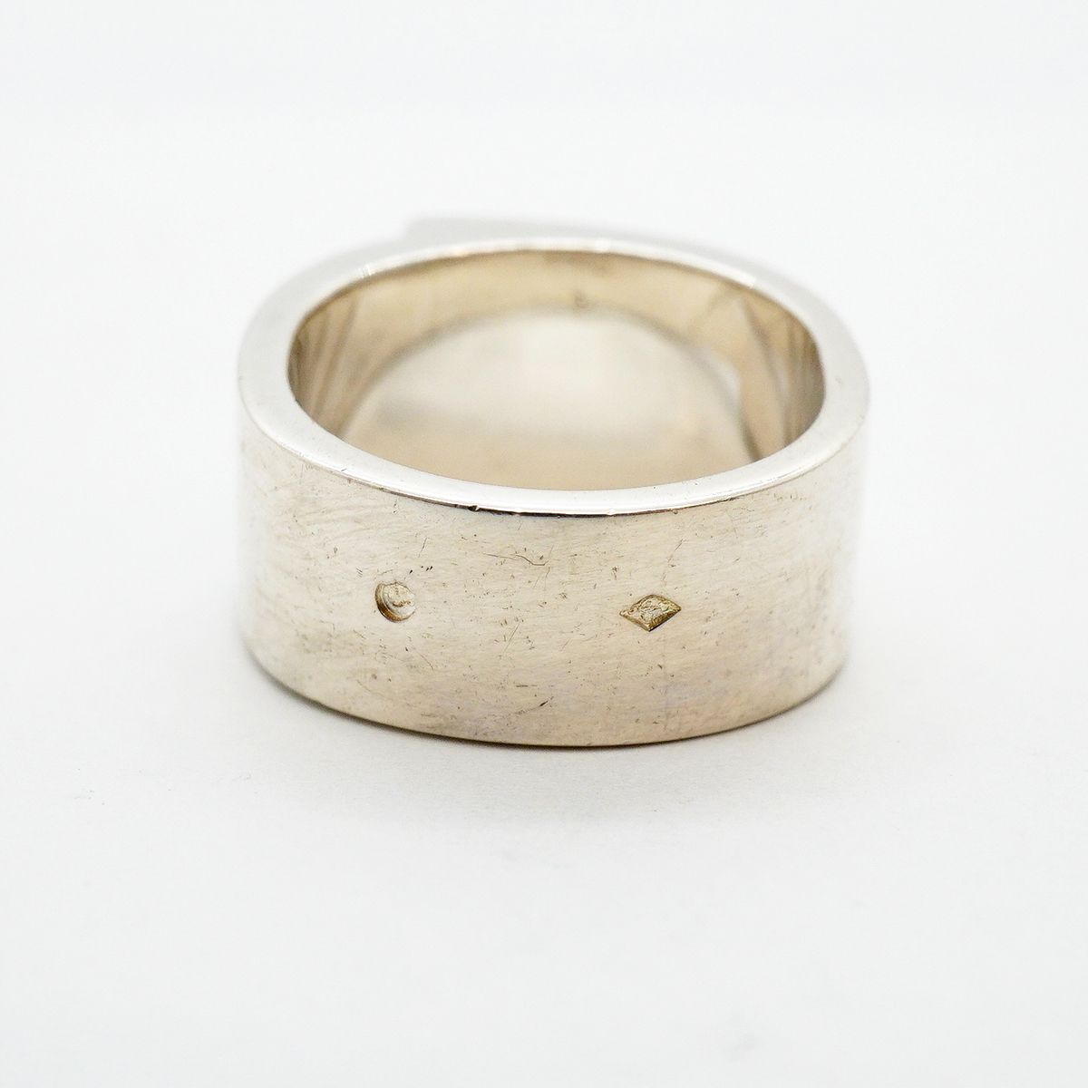 Hermes Ring Candy 925 Sterling Silver Blue — view 5