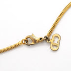 Dior Necklace Logo Gold Plated — view 4