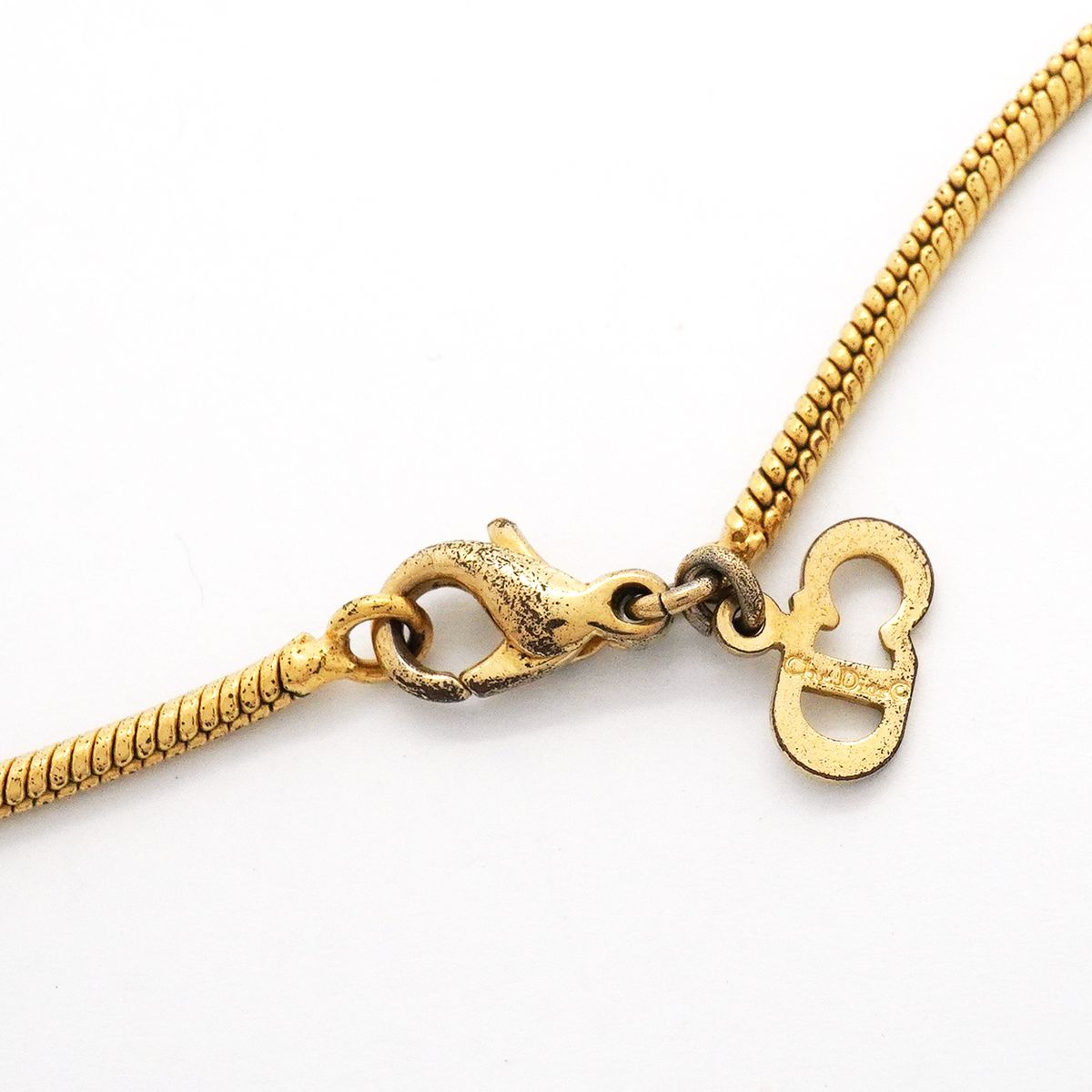 Dior Necklace Logo Gold Plated — view 4