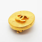 Chanel Earrings Vintage CC Logo Gold Plated — view 6