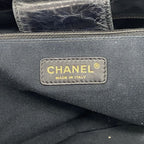 Chanel Tote Bag 2.55 Quilted Vintage Calfskin Black Gold Silver 2-Way — view 5