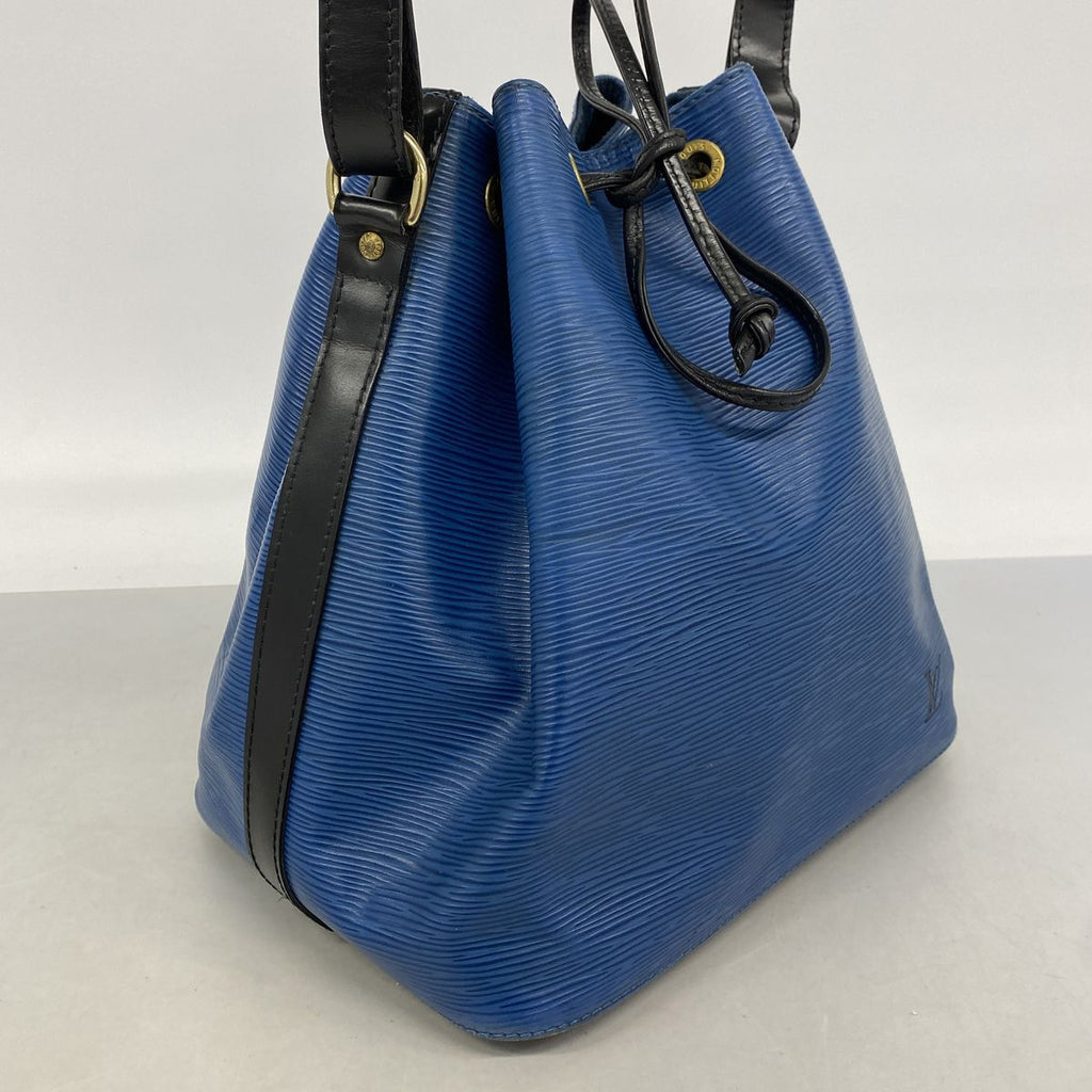 Louis Vuitton Shoulder Bag Epi Bicolor Petit Noir Toledo Blue — view 2