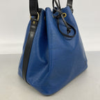 Louis Vuitton Shoulder Bag Epi Bicolor Petit Noir Toledo Blue — view 2