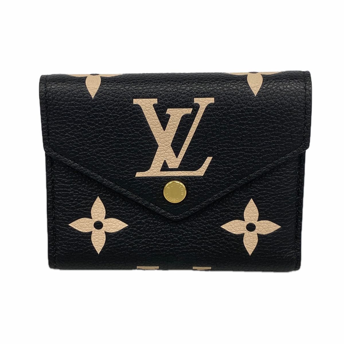 Louis Vuitton Trifold Wallet Monogram Empreinte Bicolor Portefeuille Victorine
