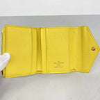 Louis Vuitton Trifold Wallet Damier Azur Portefeuille Zoe White Pineapple — view 3