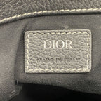 Dior Backpack Saddle Leather Black Silver — view 5