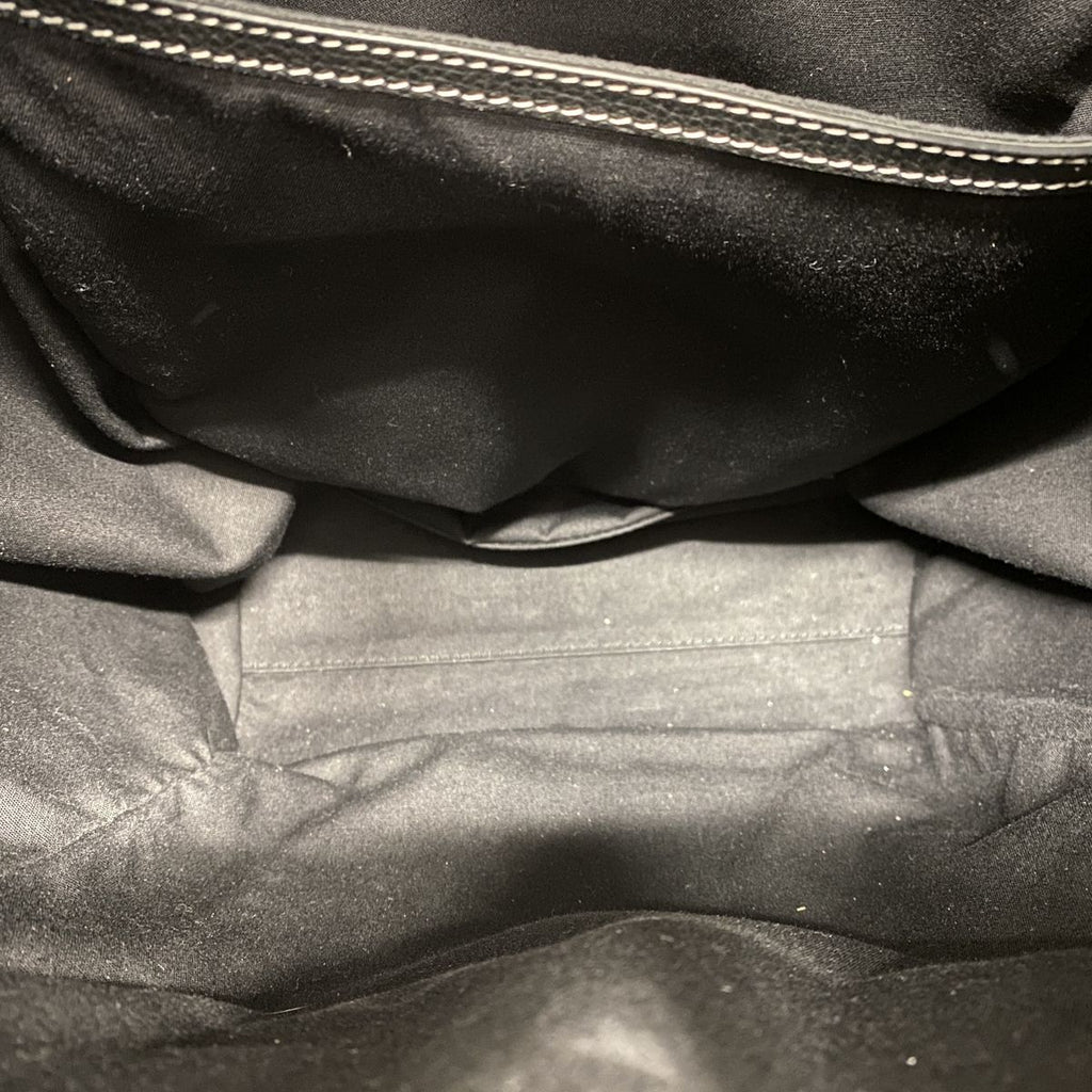 Dior Backpack Saddle Leather Black Silver — view 4