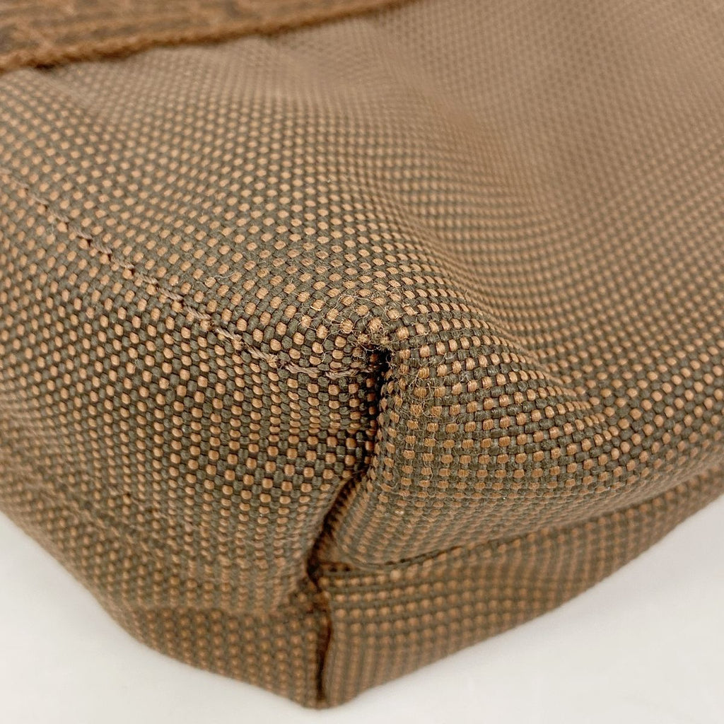 Hermes Tote Bag Her Line Cabas Nylon Brown Silver — view 6
