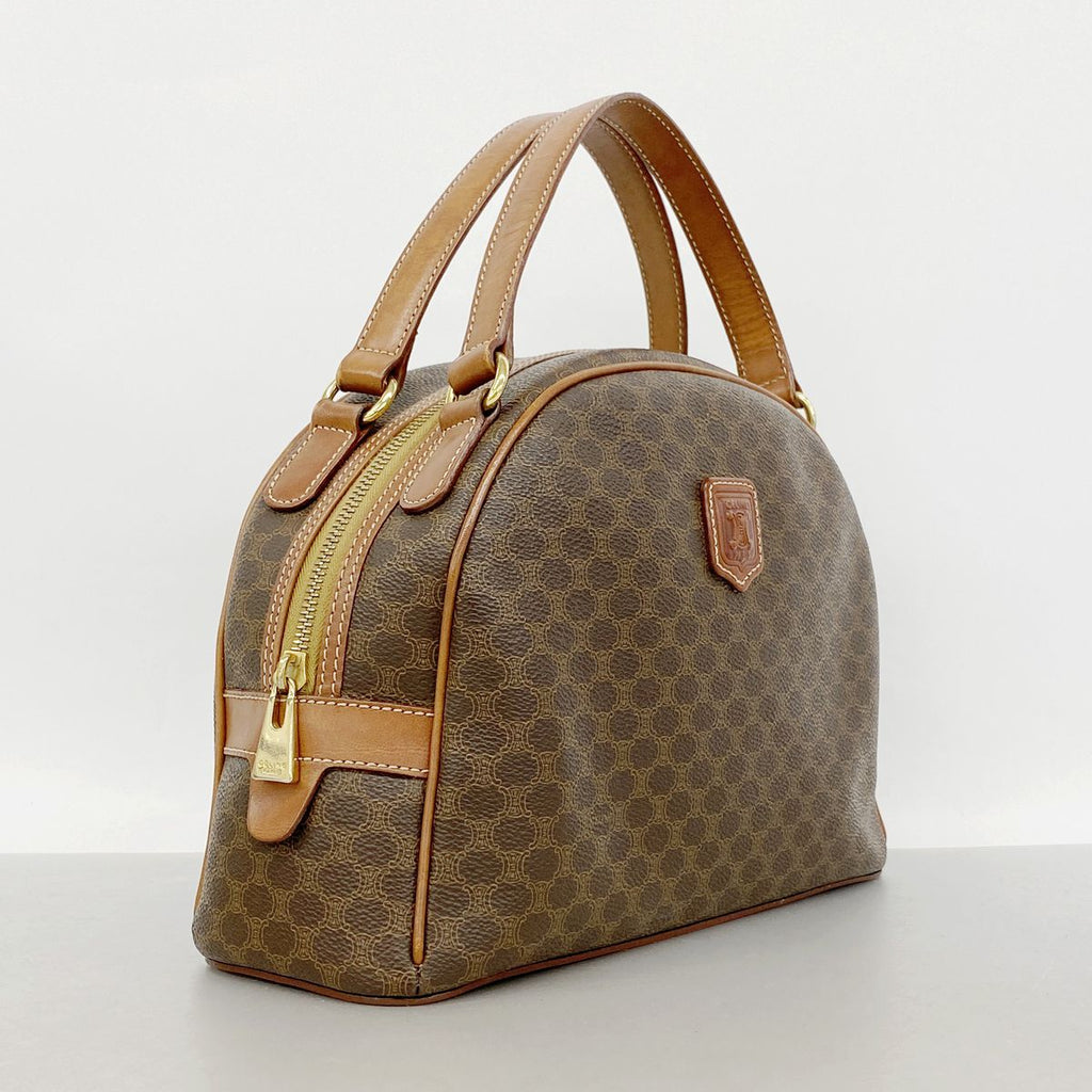 Celine Handbag Macadam Brown Gold — view 2