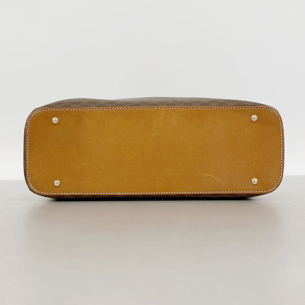 Celine Handbag Macadam Brown Gold — view 3