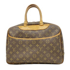 Louis Vuitton Handbag Monogram Deauville Brown
