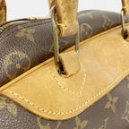 Louis Vuitton Handbag Monogram Deauville Brown — view 8