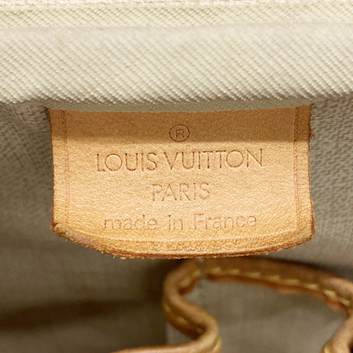 Louis Vuitton Handbag Monogram Deauville Brown — view 5