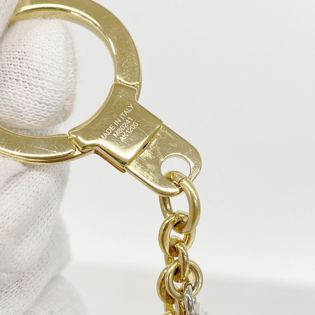 Louis Vuitton Key Holder Charm Bijou Sac Chaine Flash Flower Gold Multicolor — view 4