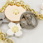 Louis Vuitton Key Holder Charm Bijou Sac Chaine Flash Flower Gold Multicolor — view 5