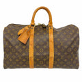 Louis Vuitton Boston Bag Monogram Keepall 45 Brown
