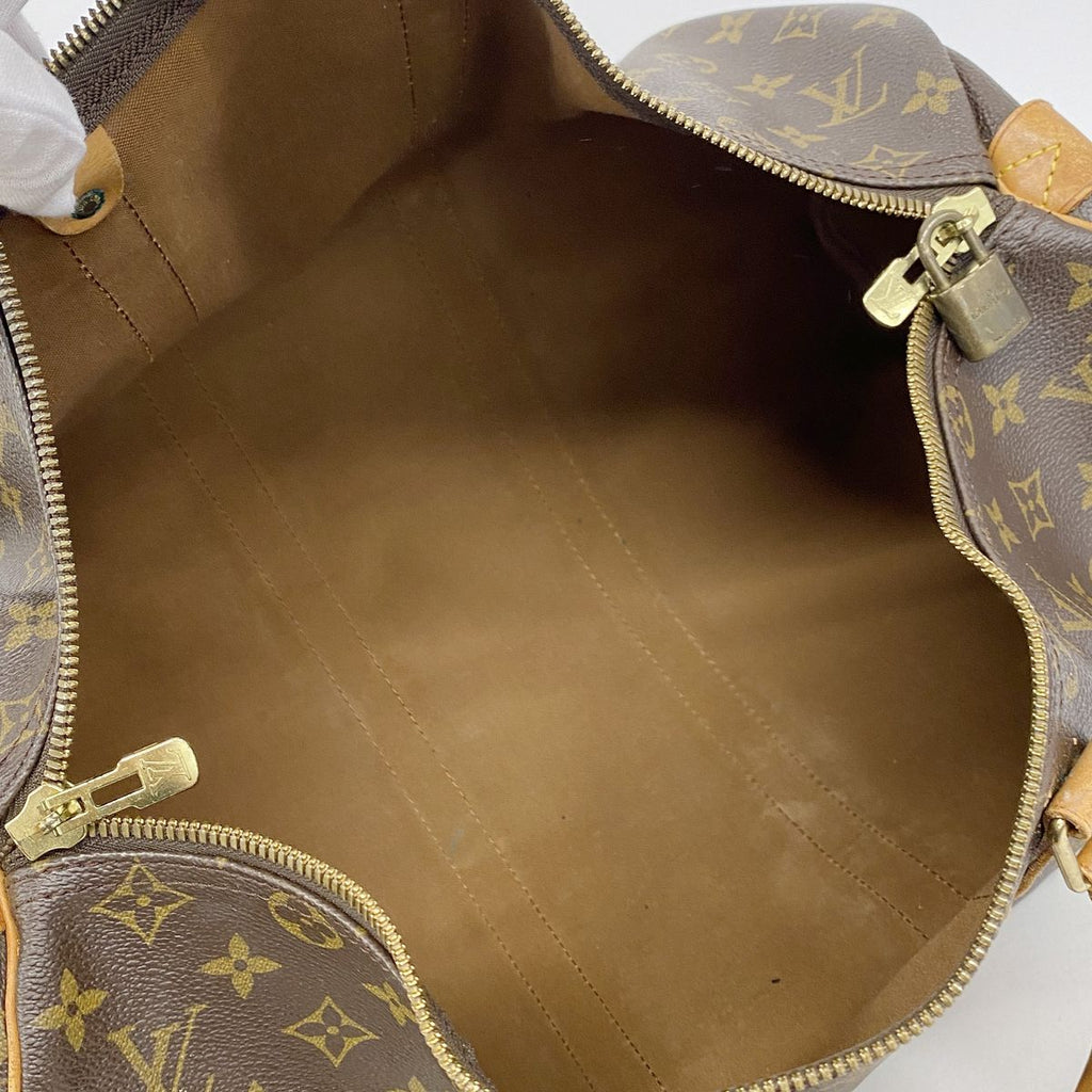 Louis Vuitton Boston Bag Monogram Keepall 45 Brown — view 4