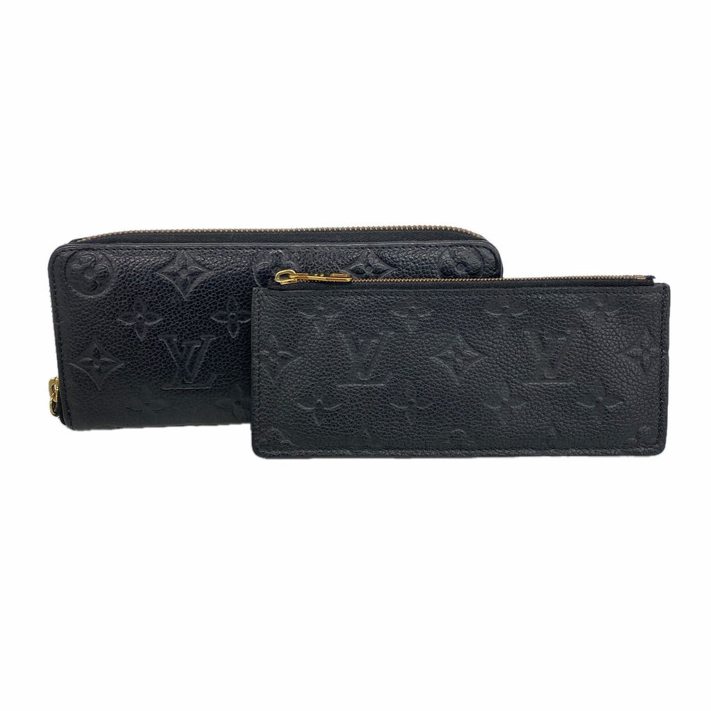 Louis Vuitton Wallet Monogram Empreinte Portefeuille Clemence Noir
