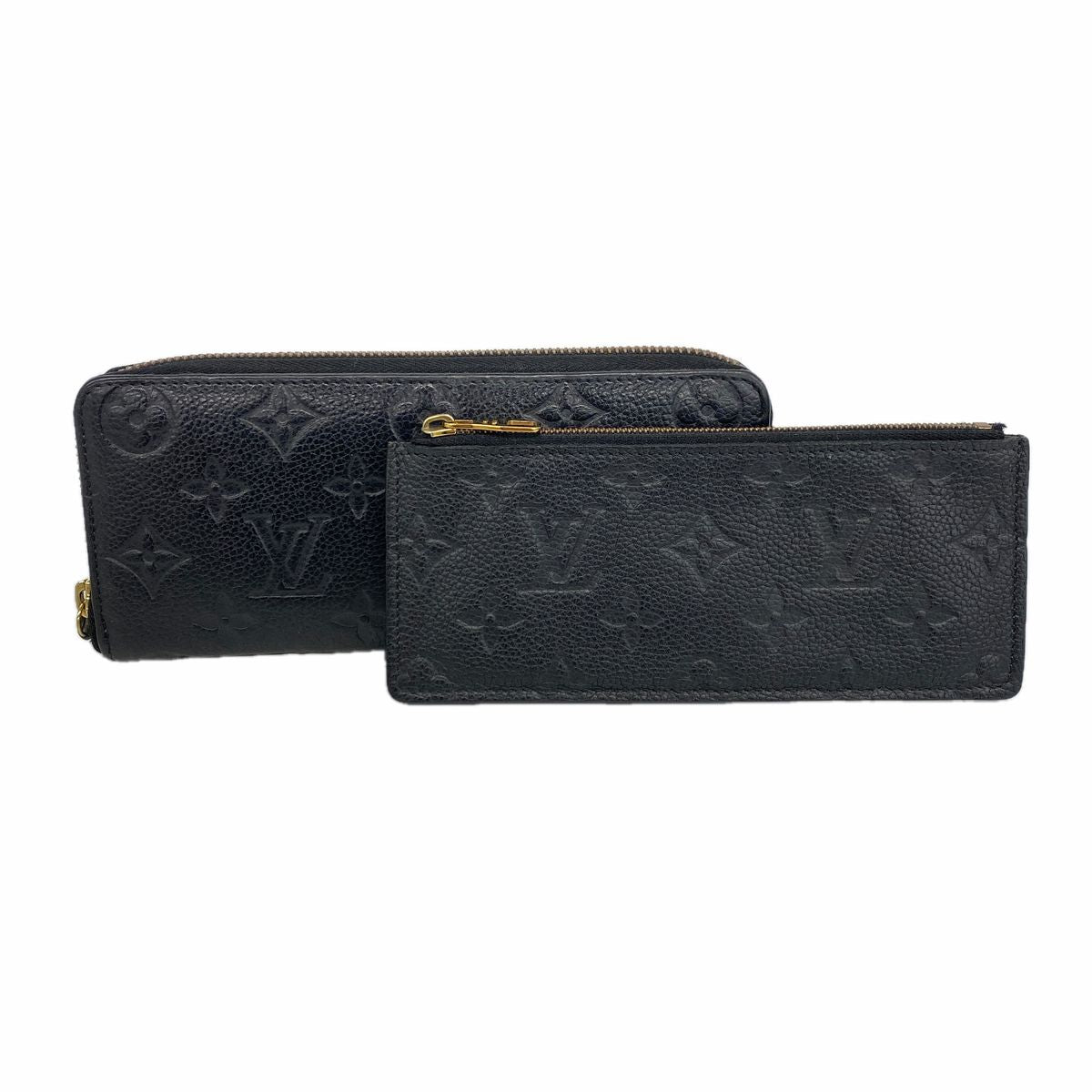 Louis Vuitton Wallet Monogram Empreinte Portefeuille Clemence Noir