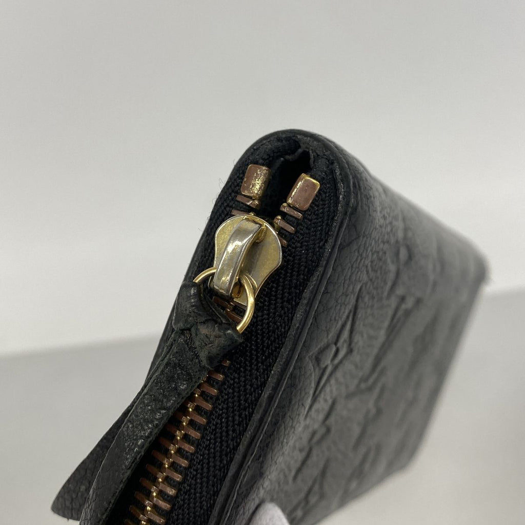 Louis Vuitton Wallet Monogram Empreinte Portefeuille Clemence Noir — view 8