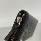 Louis Vuitton Wallet Monogram Empreinte Portefeuille Clemence Noir — view 8