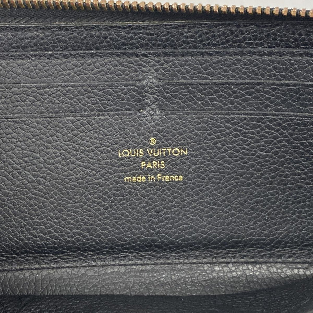 Louis Vuitton Wallet Monogram Empreinte Portefeuille Clemence Noir — view 4