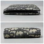 Dior Oblique Bifold Wallet Blue — view 5