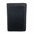 Louis Vuitton Card Case Monogram Shadow Pocket Organizer Black