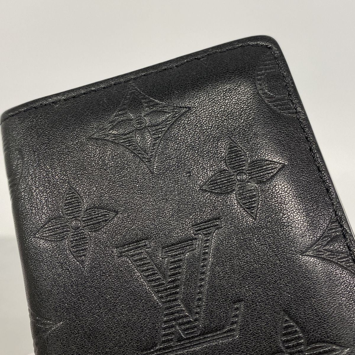 Louis Vuitton Card Case Monogram Shadow Pocket Organizer Black — view 8
