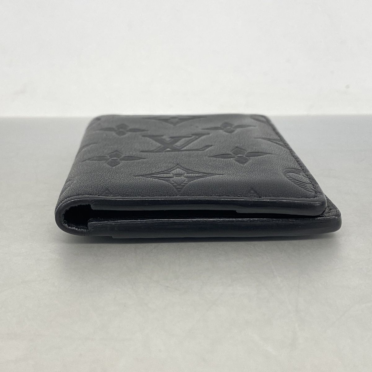 Louis Vuitton Card Case Monogram Shadow Pocket Organizer Black — view 2