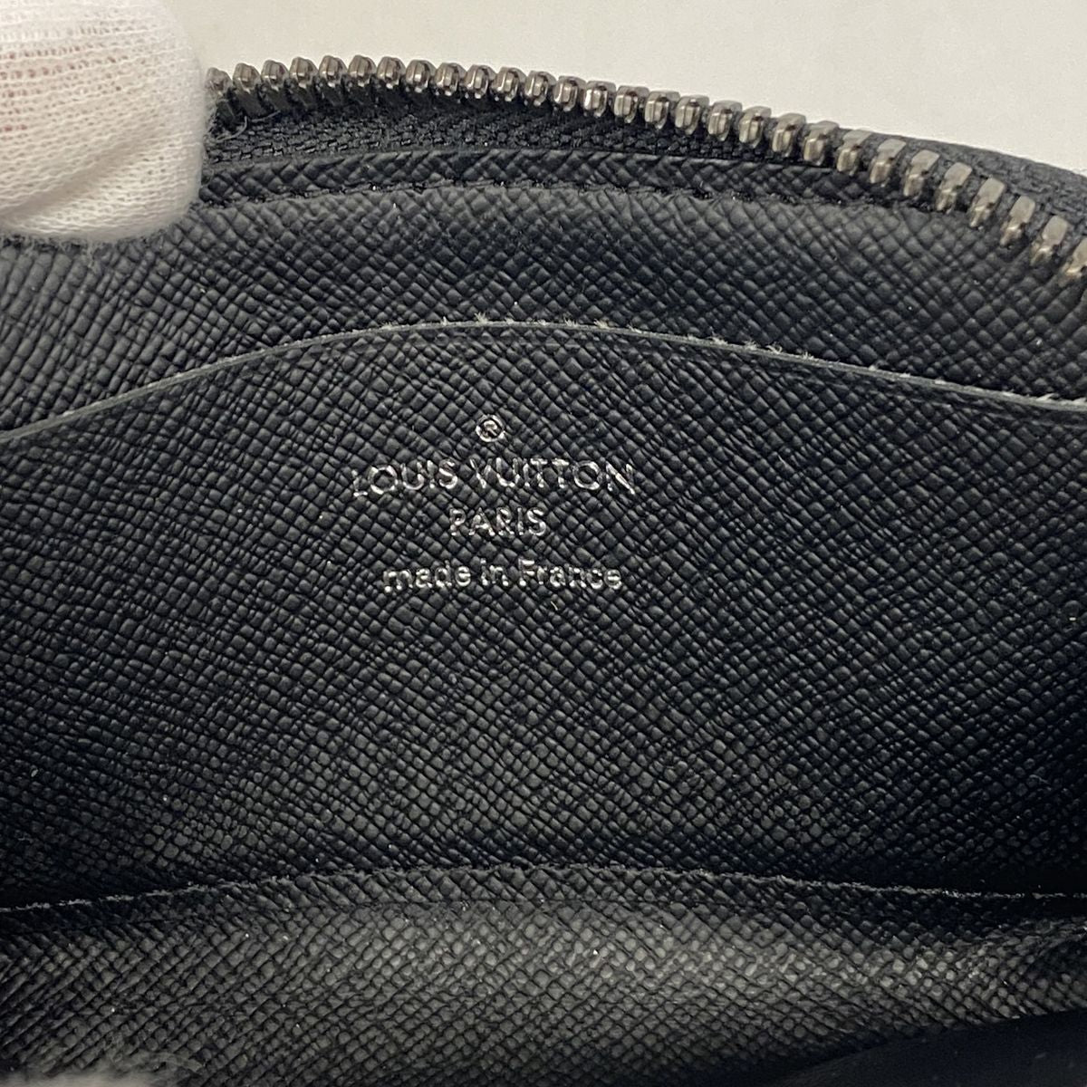 Louis Vuitton Coin Purse Monogram Eclipse Portefeuille Monnaie Jules Black — view 4