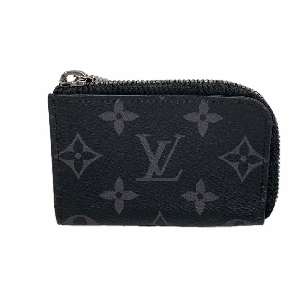 Louis Vuitton Coin Purse Monogram Eclipse Portefeuille Monnaie Jules Black