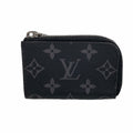 Louis Vuitton Coin Purse Monogram Eclipse Portefeuille Monnaie Jules Black