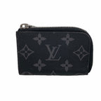 Louis Vuitton Coin Purse Monogram Eclipse Portefeuille Monnaie Jules Black
