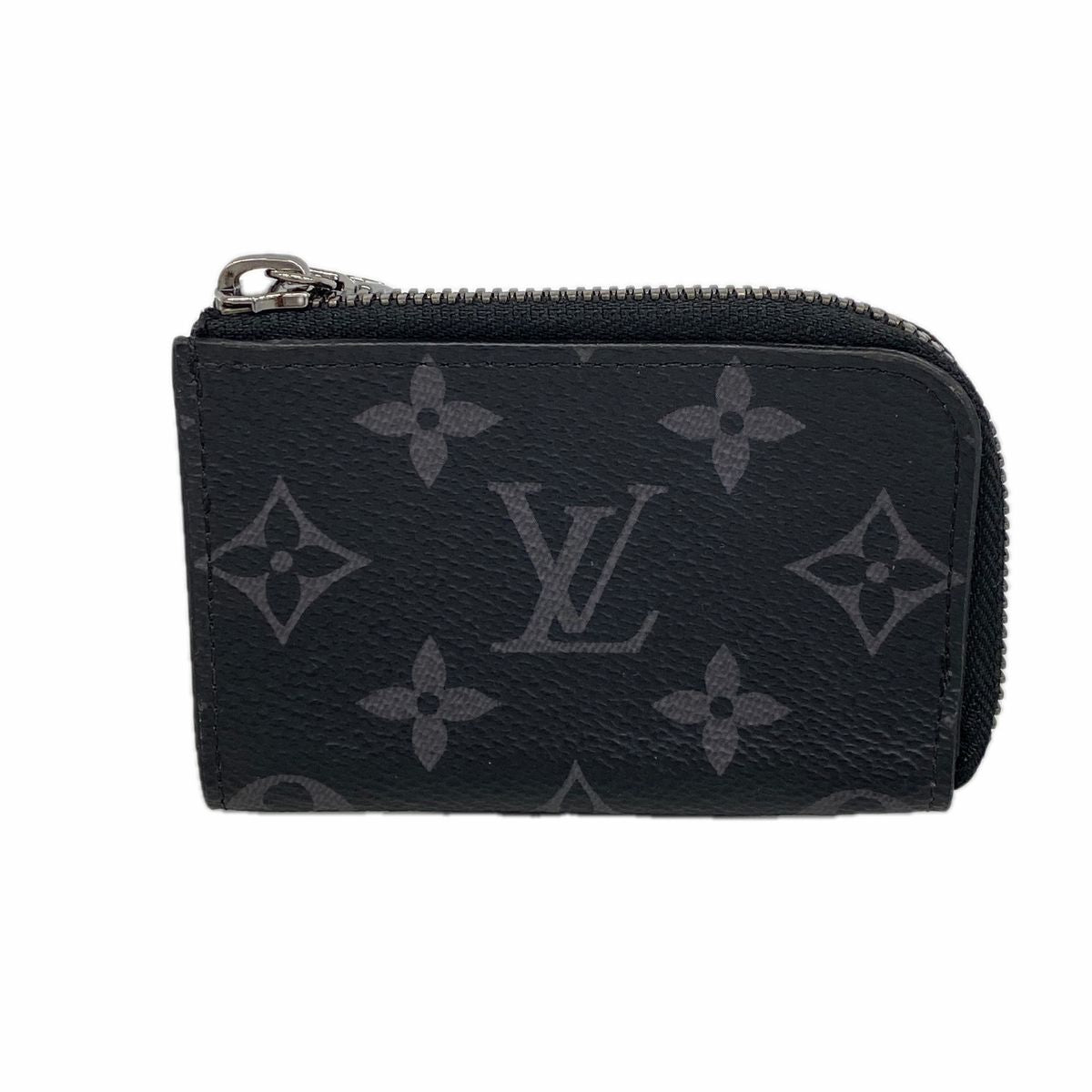 Louis Vuitton Coin Purse Monogram Eclipse Portefeuille Monnaie Jules Black