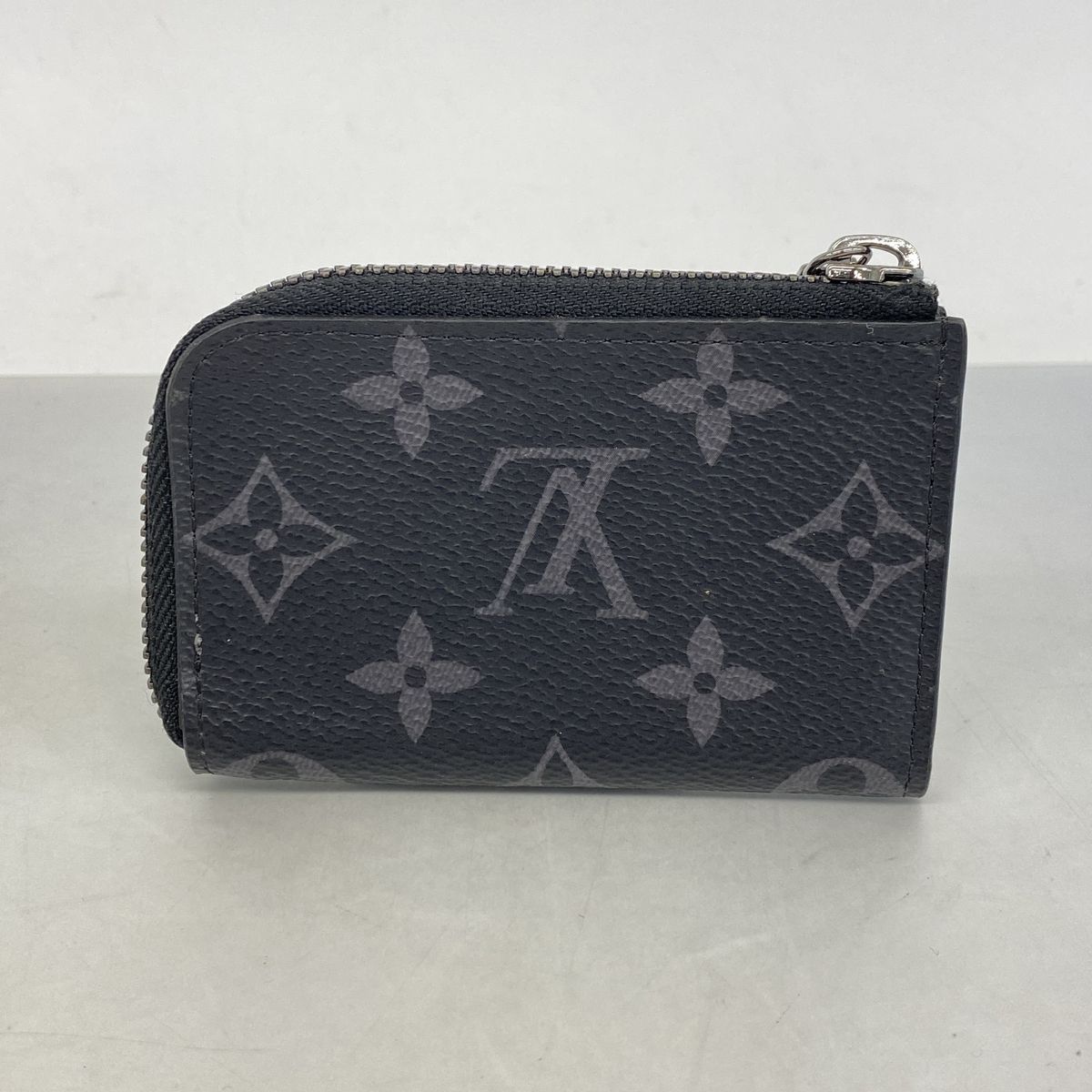 Louis Vuitton Coin Purse Monogram Eclipse Portefeuille Monnaie Jules Black — view 5