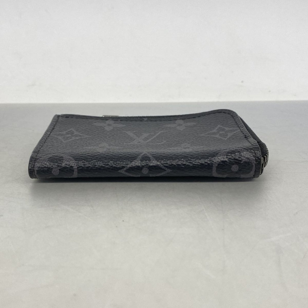 Louis Vuitton Coin Purse Monogram Eclipse Portefeuille Monnaie Jules Black — view 2