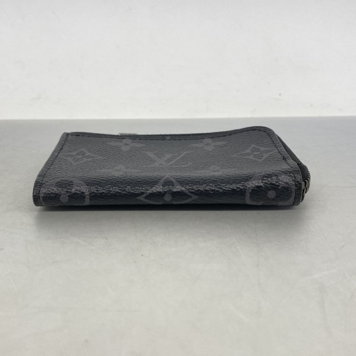 Louis Vuitton Coin Purse Monogram Eclipse Portefeuille Monnaie Jules Black — view 2