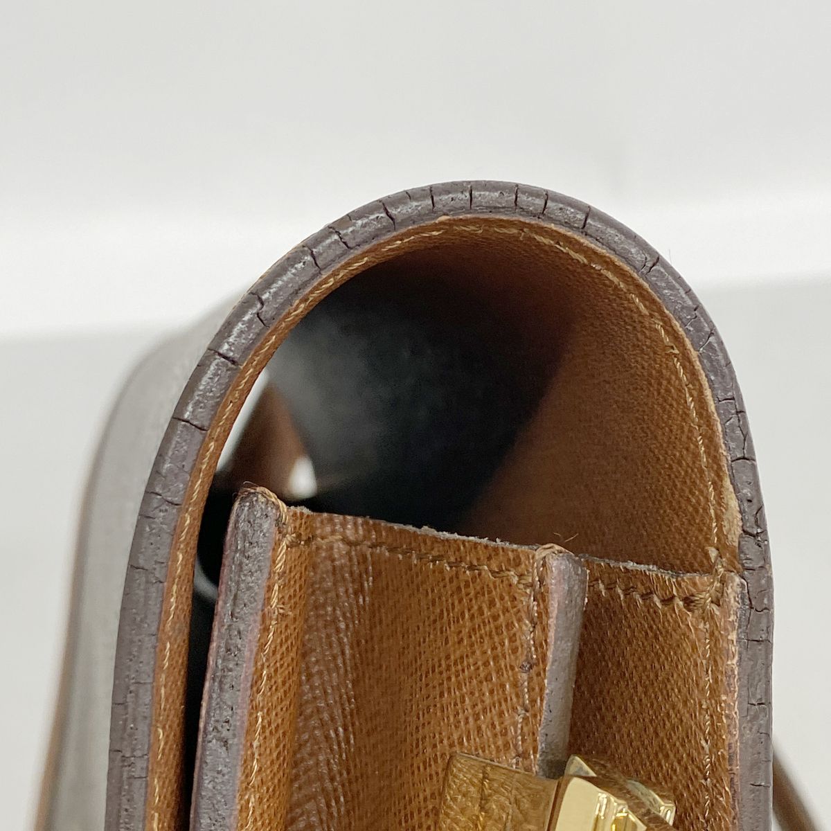 Louis Vuitton Shoulder Bag Monogram Raspail Brown — view 7
