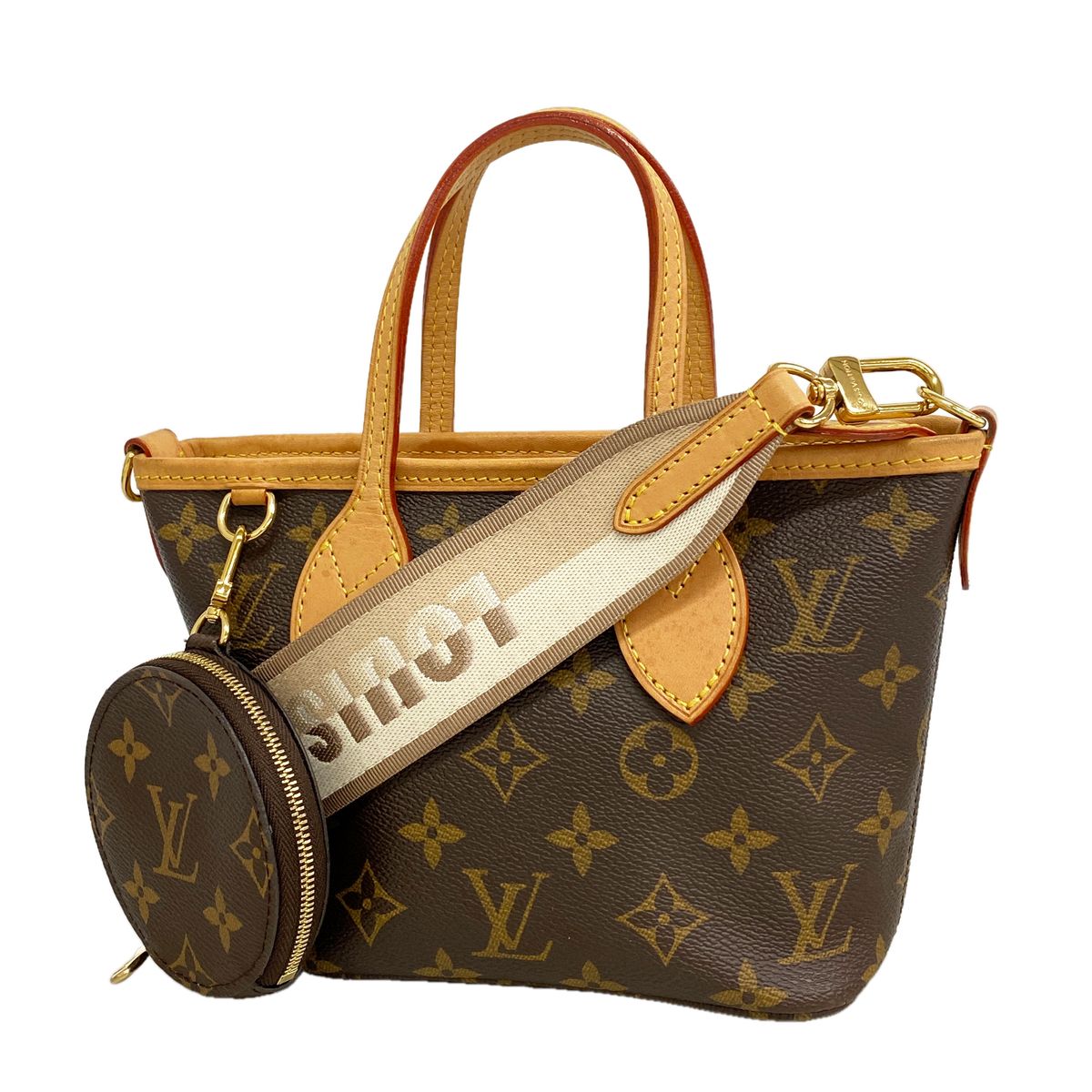 Louis Vuitton Handbag Monogram Neverfull BB Brown 2-Way Bag