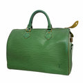 Louis Vuitton Handbag Epi Speedy 30 Borneo Green