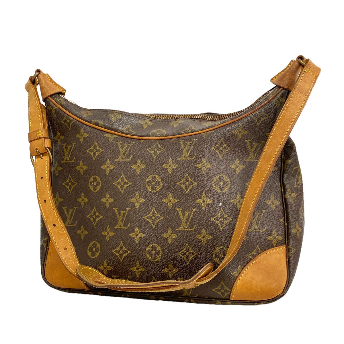 Louis Vuitton Shoulder Bag Monogram Boulogne 30 Brown