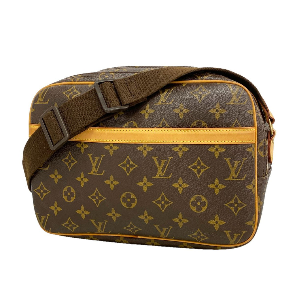 Louis Vuitton Shoulder Bag Monogram Reporter PM Brown