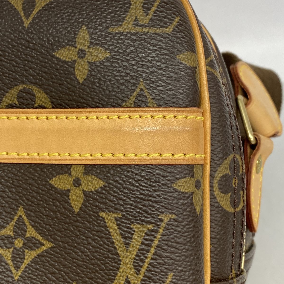 Louis Vuitton Shoulder Bag Monogram Reporter PM Brown — view 7