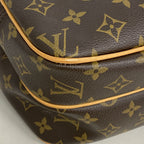 Louis Vuitton Shoulder Bag Monogram Reporter PM Brown — view 6