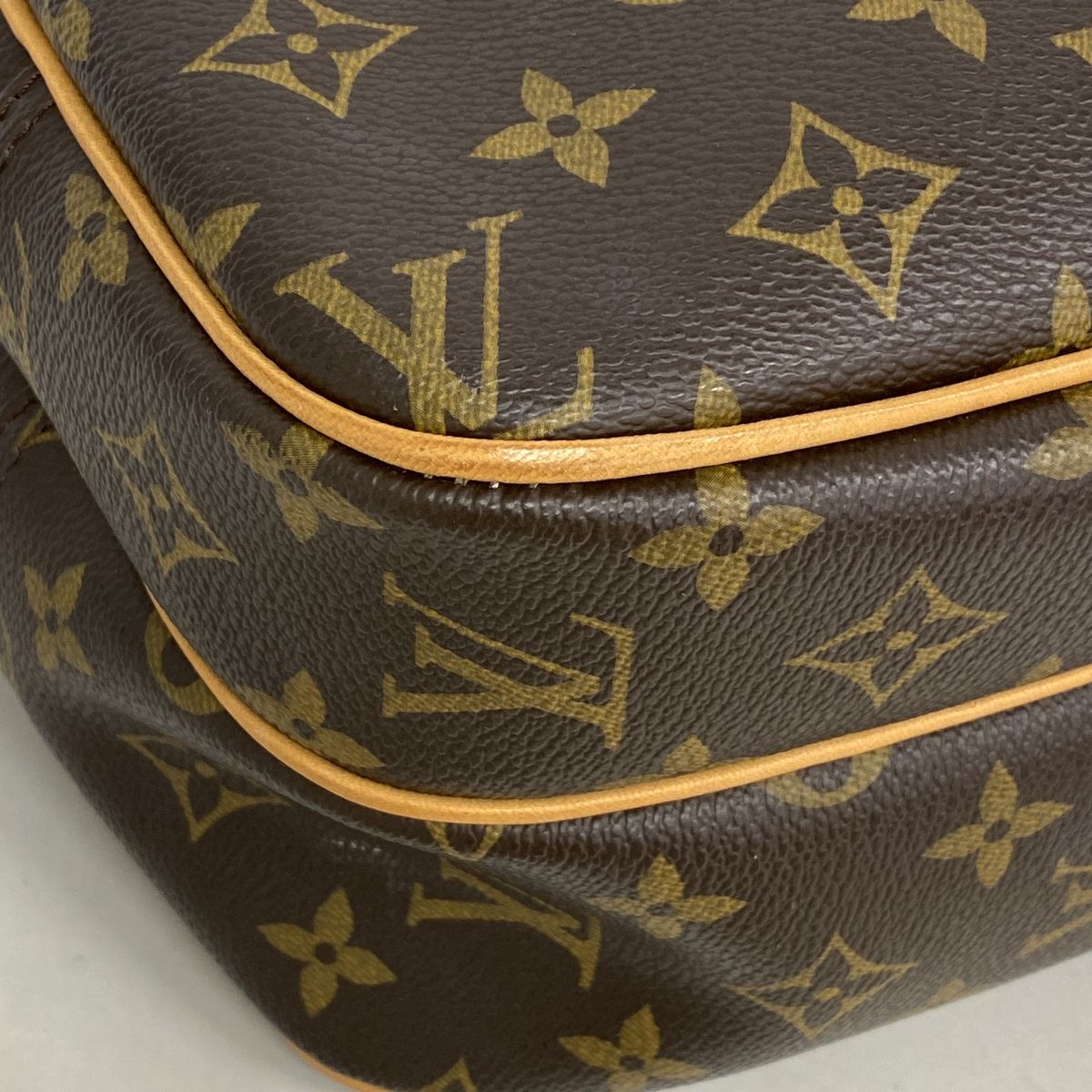 Louis Vuitton Shoulder Bag Monogram Reporter PM Brown — view 6