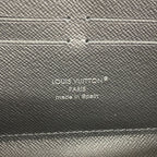 Louis Vuitton Wallet Monogram Eclipse Zippy Horizontal Black — view 4