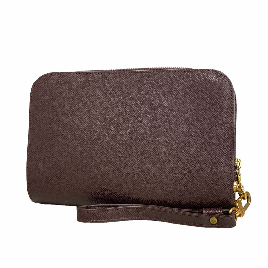 Louis Vuitton Clutch Taiga Baikal Acajou