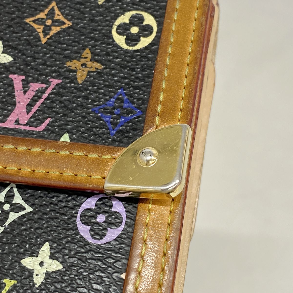 Louis Vuitton Trifold Wallet Monogram Multicolor Porte Monnaie Billets Cartes — view 7